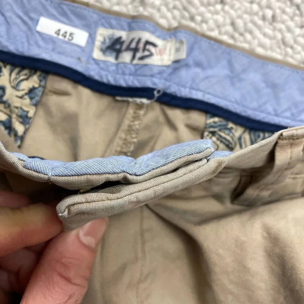 J.Crew 445 Shorts Mens 32 Cotton Beige Chino Straight Solid 10